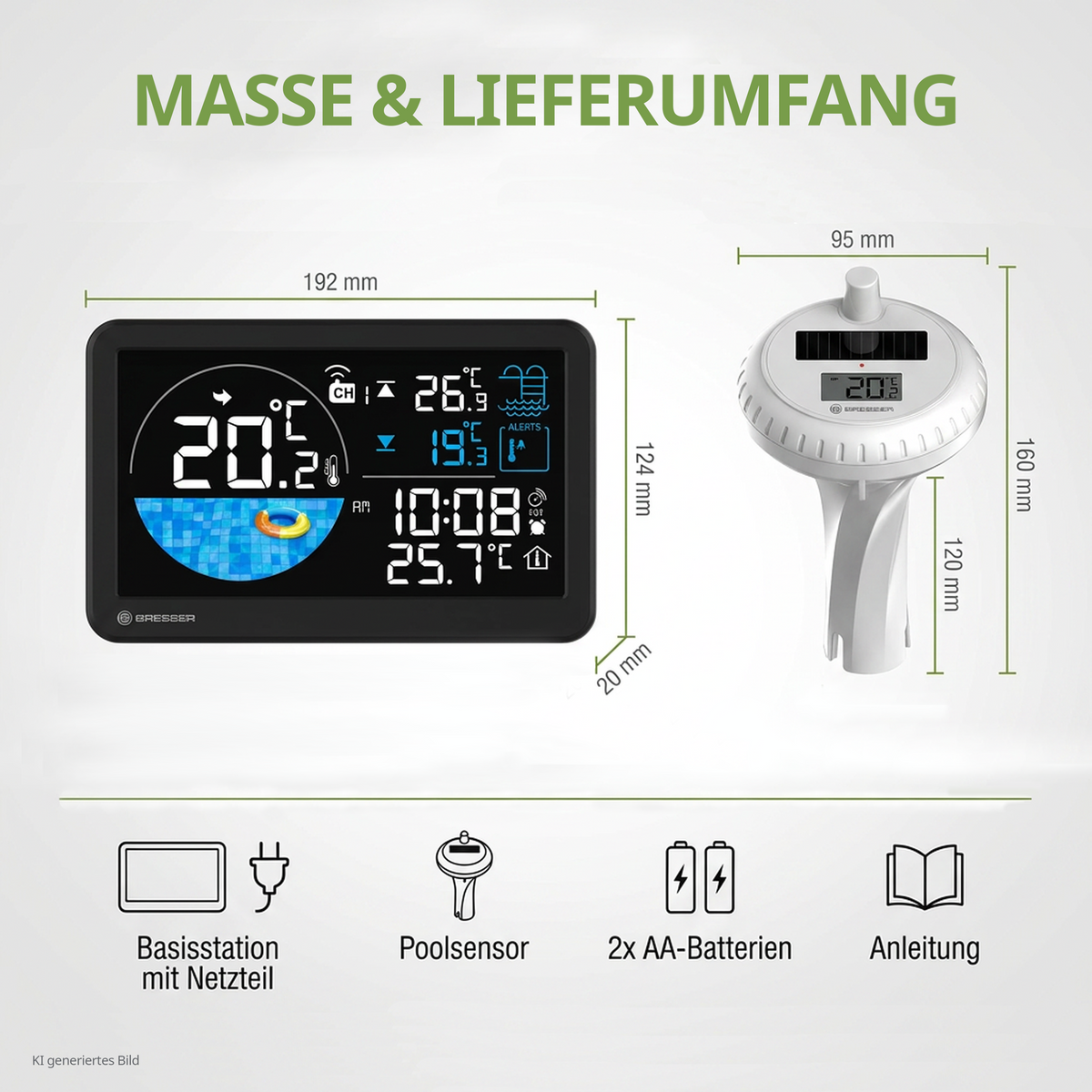 BRESSER Funk-Poolthermometer