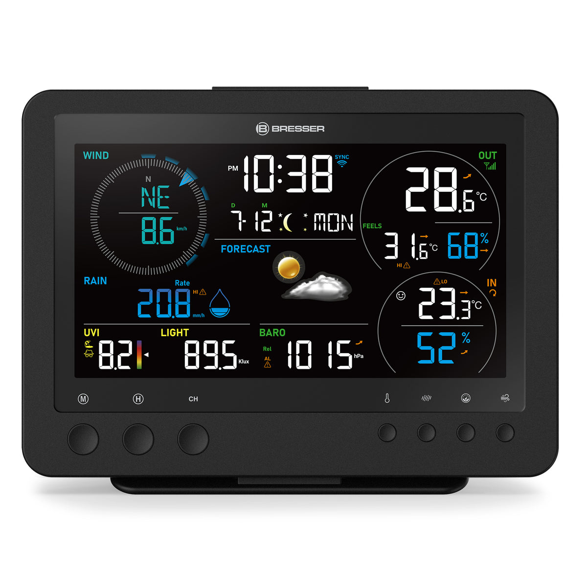 BRESSER 8-in-1-WLAN-Profi-Wetterstation Bise