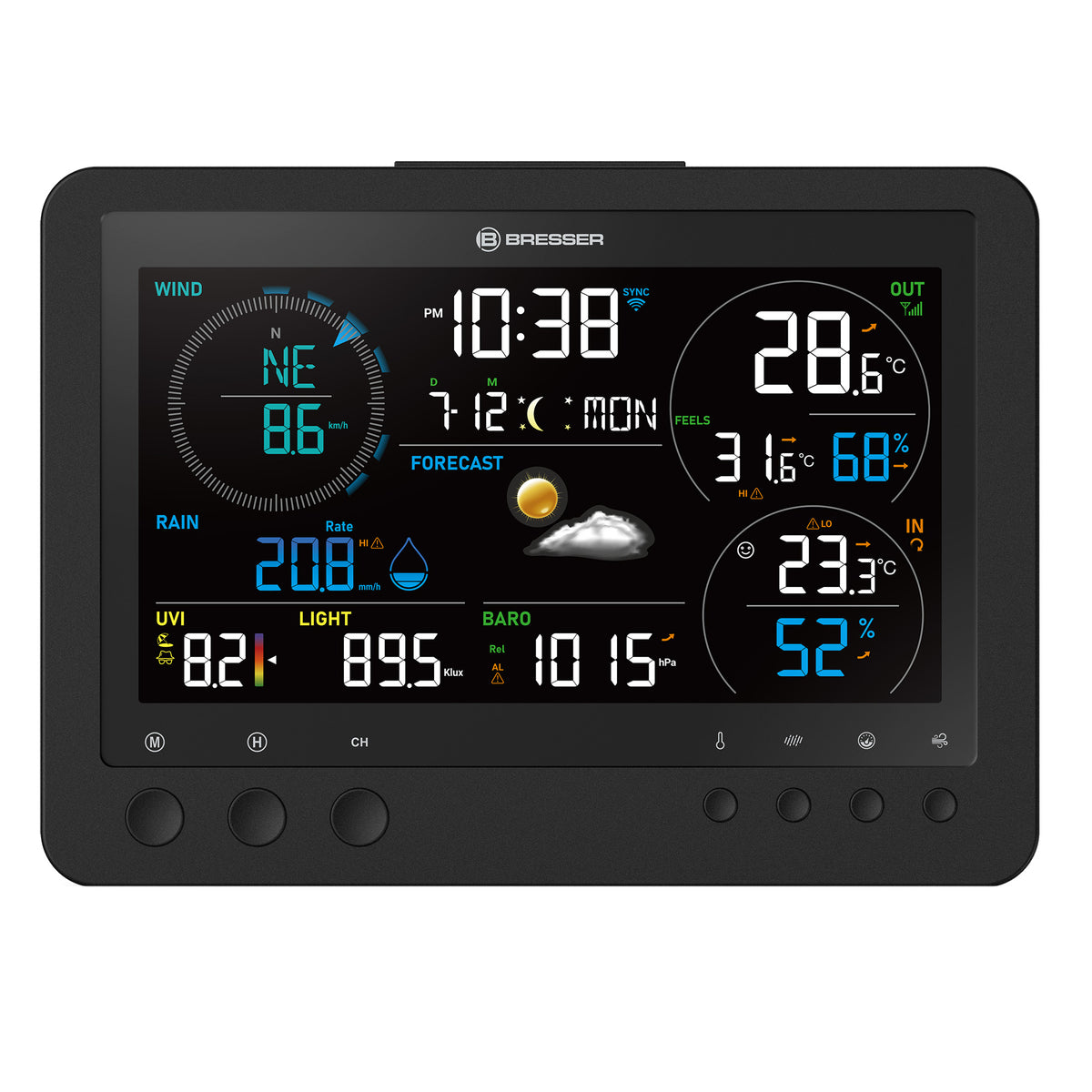 BRESSER 8-in-1-WLAN-Profi-Wetterstation Bise