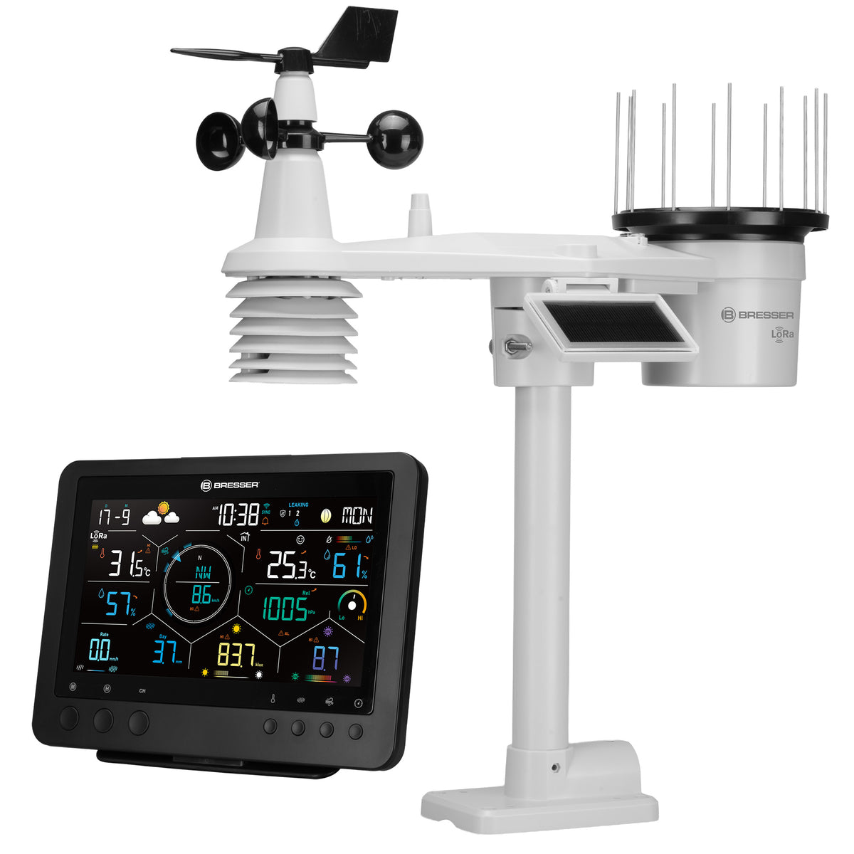 BRESSER 7-in-1 LoRa Profi-Wetterstation Stratus