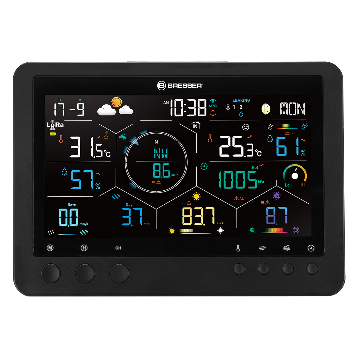 BRESSER 7-in-1 LoRa Profi-Wetterstation Stratus