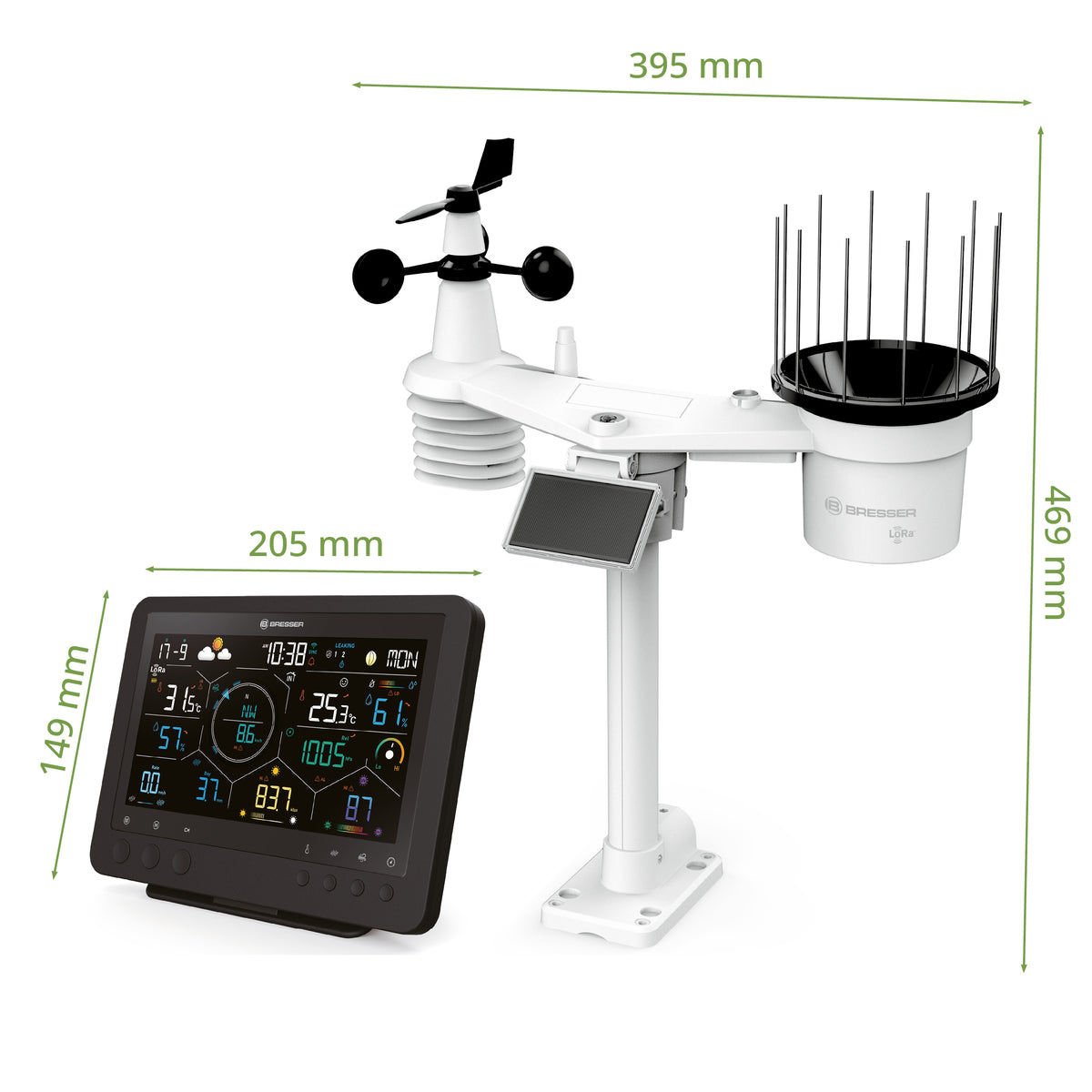 BRESSER 7-in-1 LoRa Profi-Wetterstation Stratus