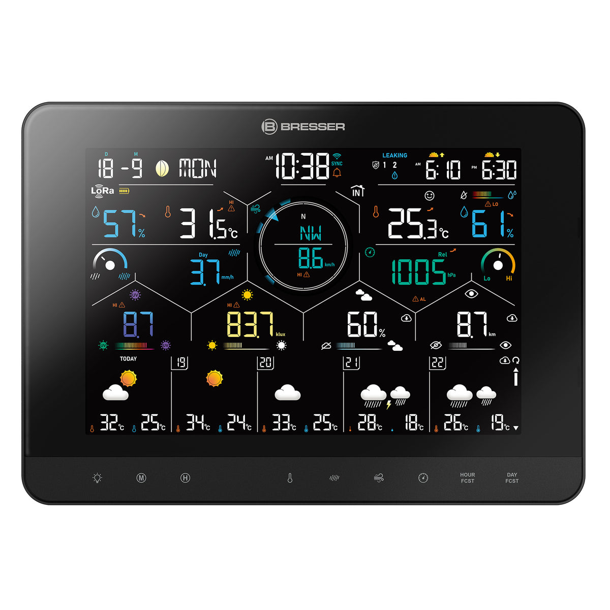 BRESSER 7-in-1 LoRa 4Cast Profi-Wetterstation