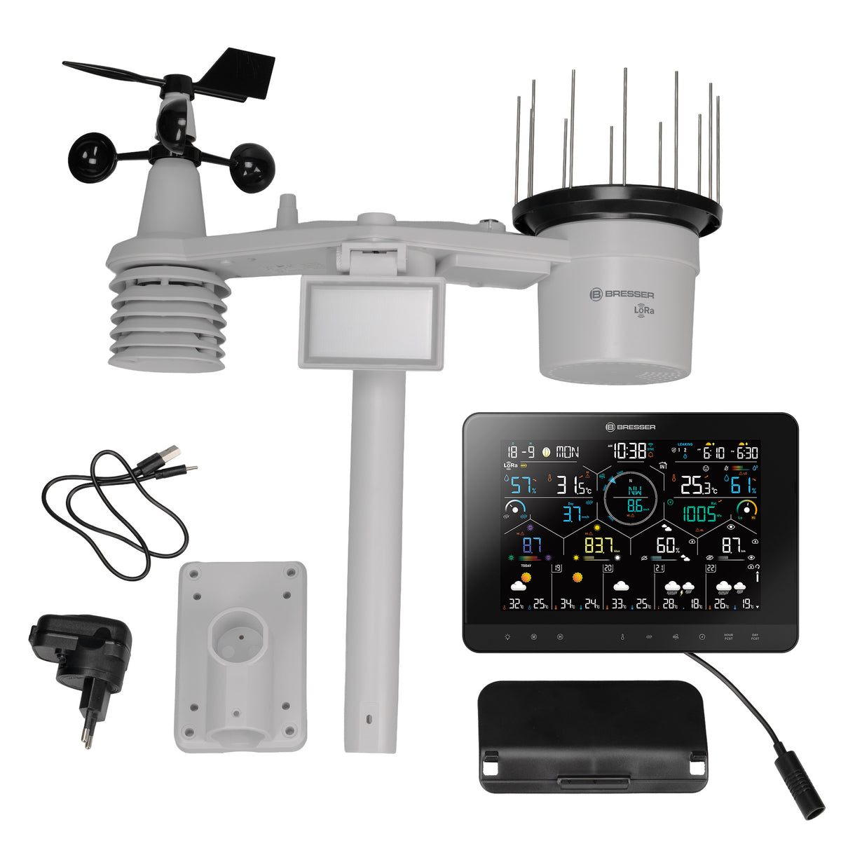 BRESSER 7-in-1 LoRa 4Cast Profi-Wetterstation