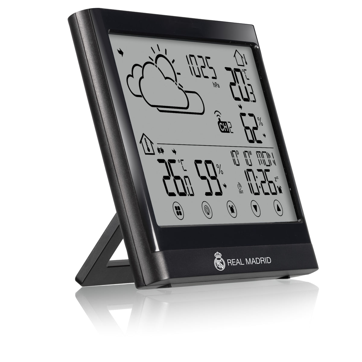 Real Madrid Wetterstation mit Trendanzeige