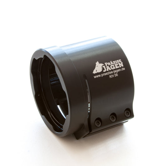 Präzise Jagen Klemmhülse 56 mm zur Anbringung eines Vorsatzgeräts an ein Zielfernrohr