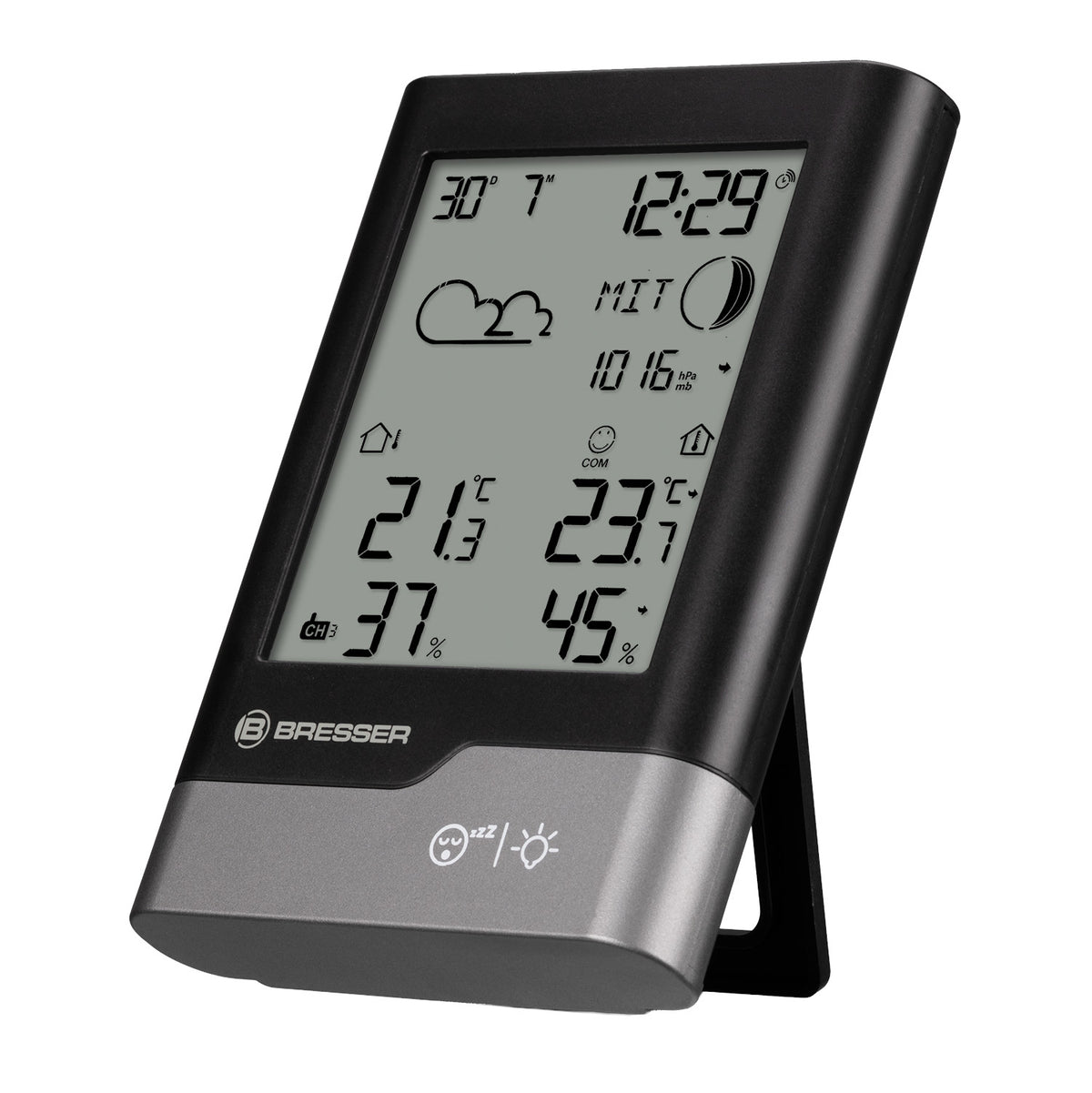 BRESSER Funkwetterstation schwarz/grau