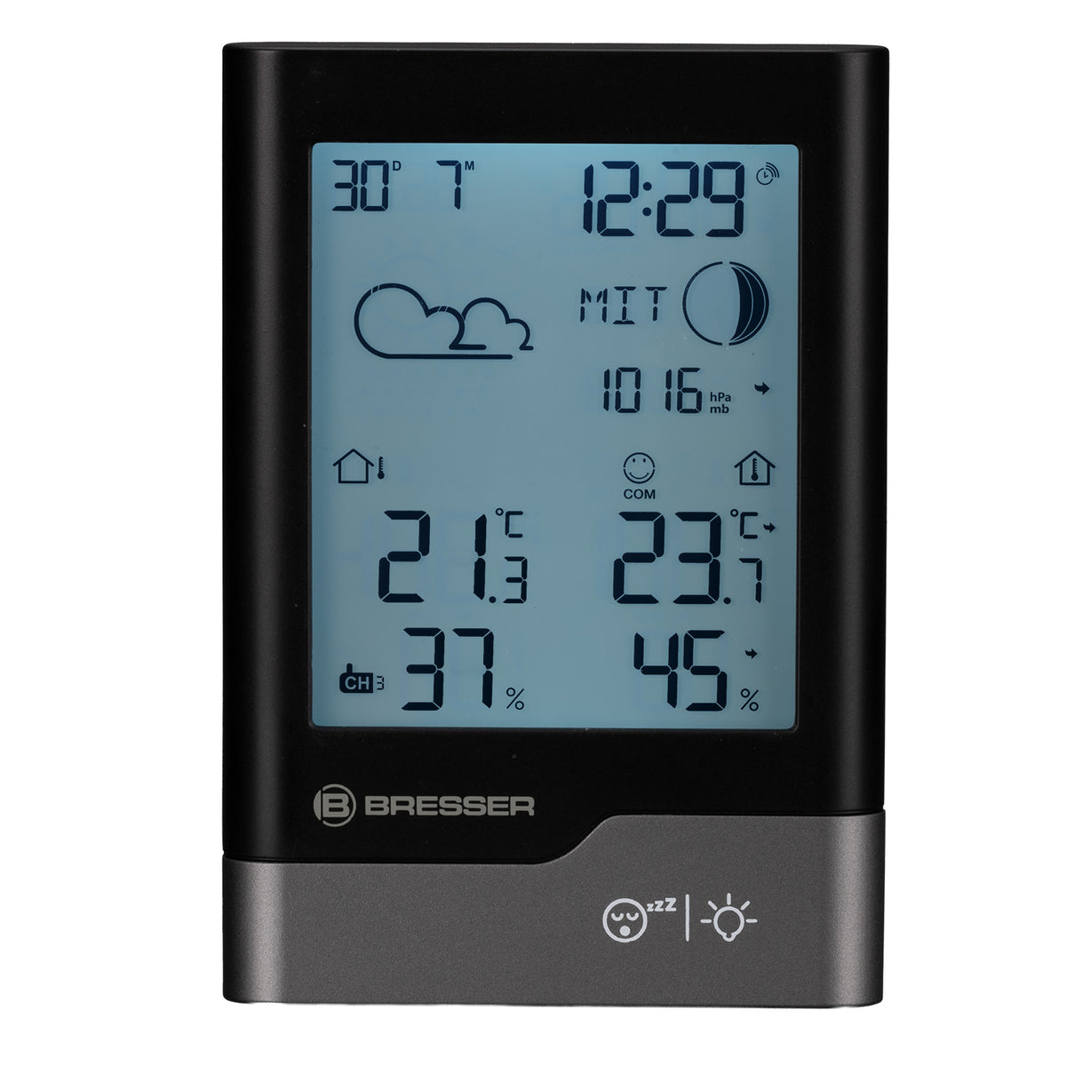 BRESSER Funkwetterstation schwarz/grau
