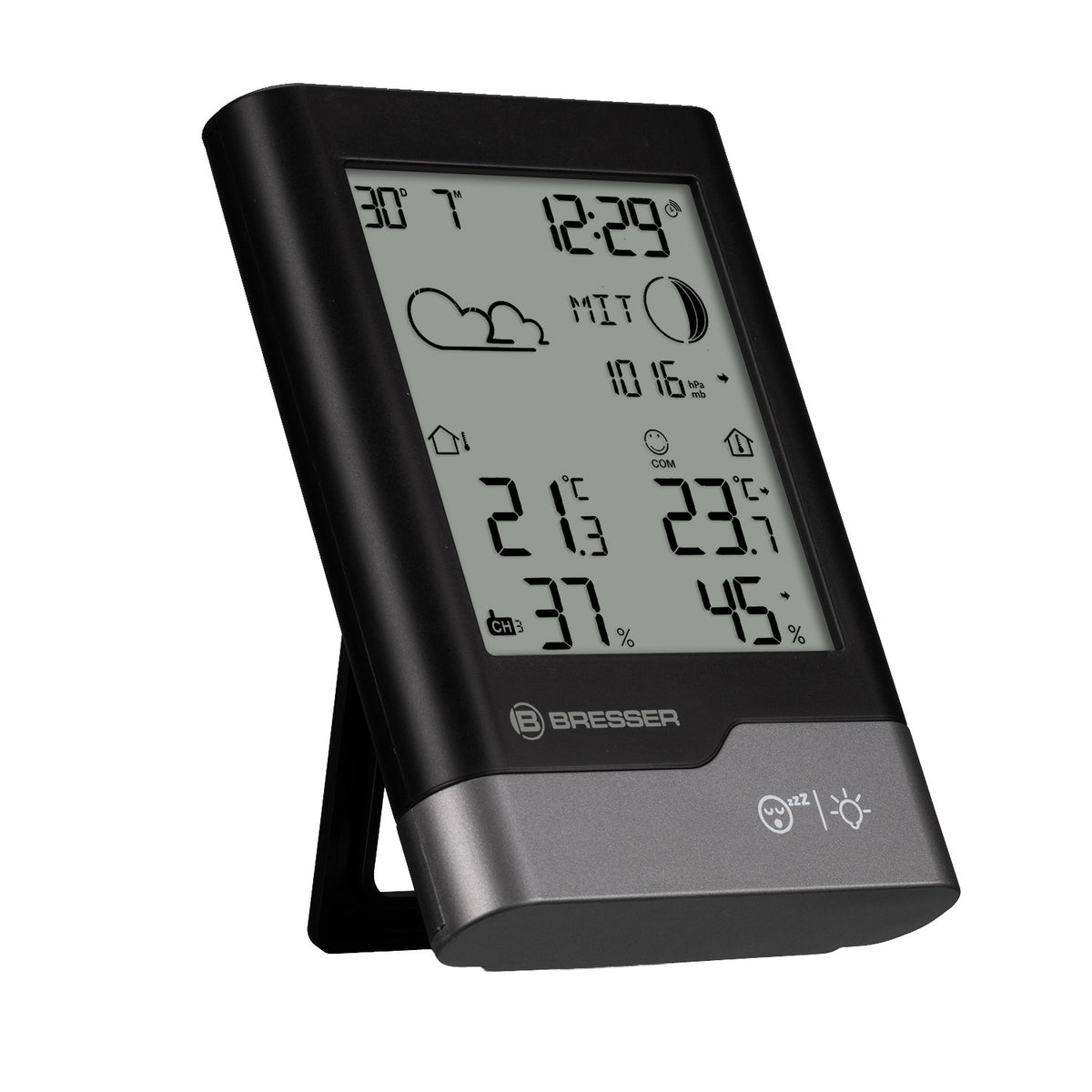 BRESSER Funkwetterstation schwarz/grau