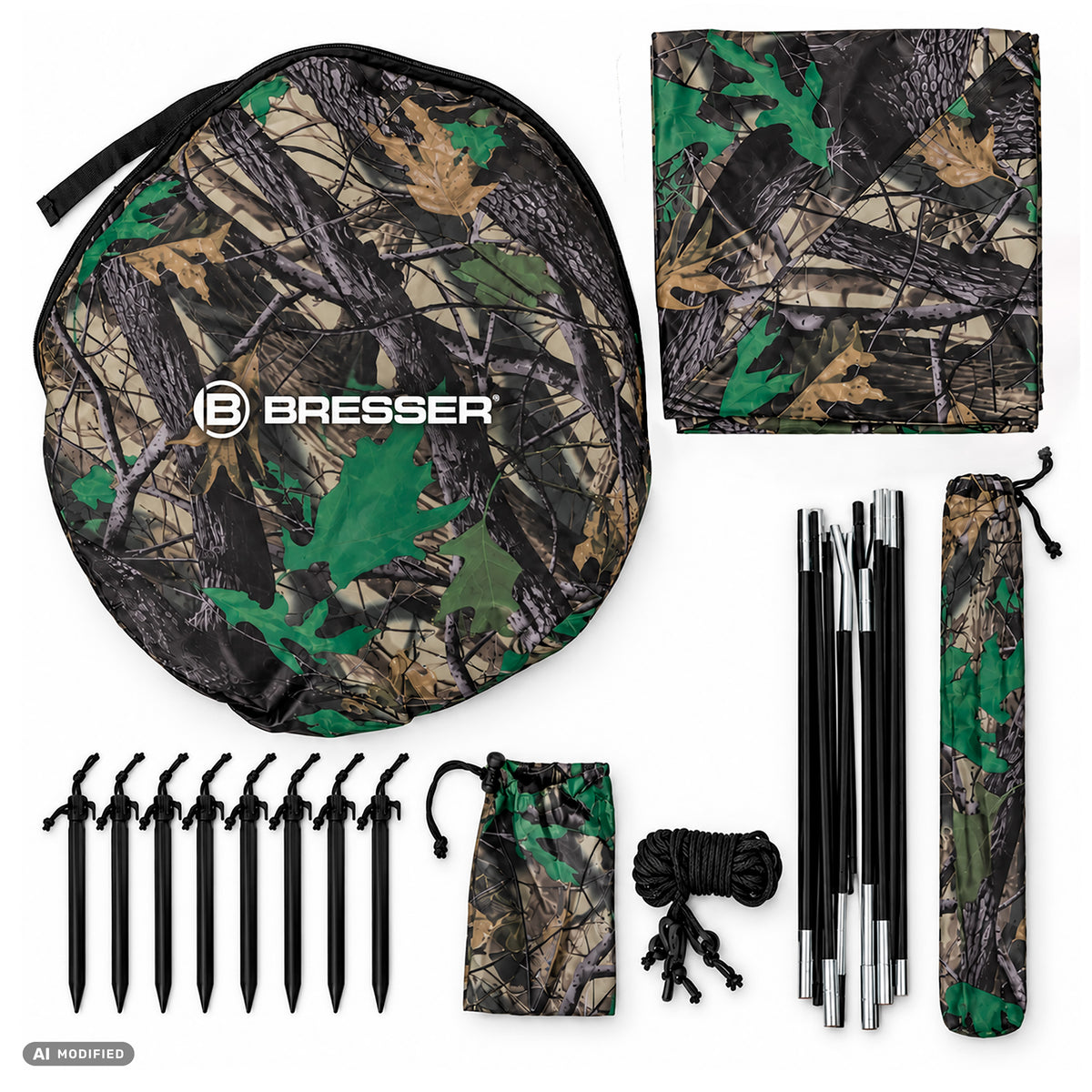 BRESSER NatureDome Duo Tarnzelt