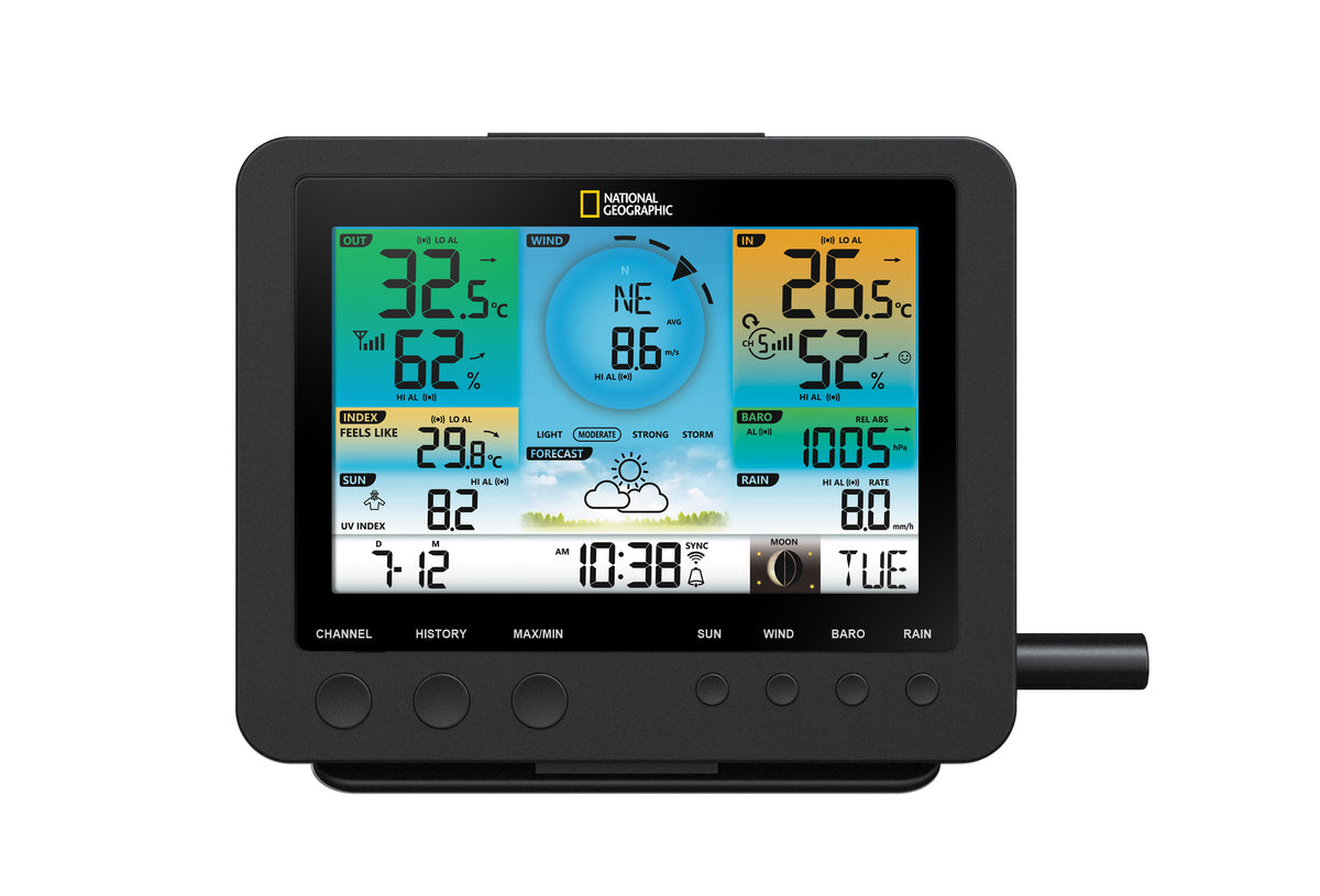 NATIONAL GEOGRAPHIC zusätzliche / Ersatz-Basisstation für Wetterstation 9080600