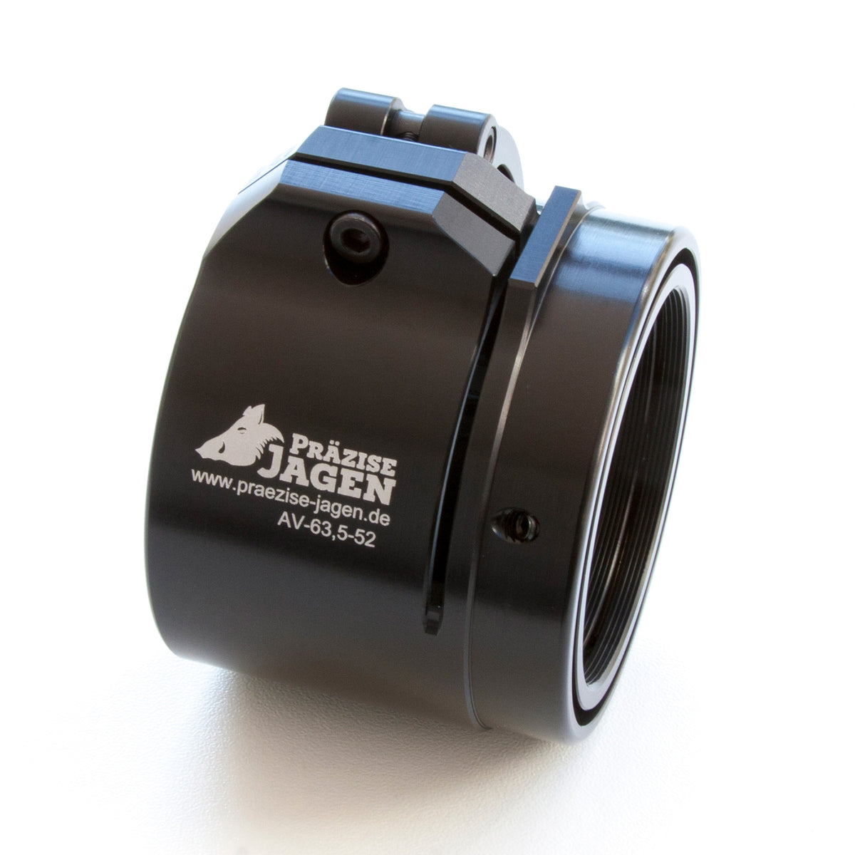 Präzise Jagen Advanced Schnellspann-Adapter 63,5mm - M52x0,75