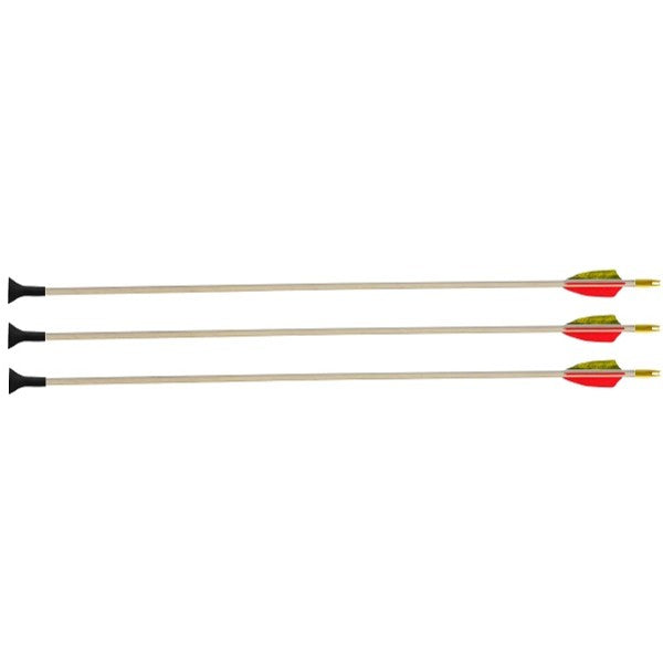 Komplettpfeil-Set Holz RASANO 3" NF solid 5/16" (3 Stk)