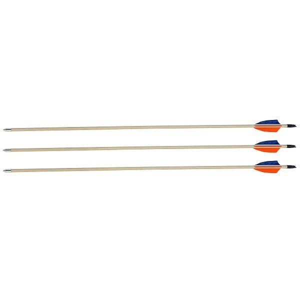 Komplettpfeil-Set Holz RANTOS 5/16", 3" NF solid (3 Stk)