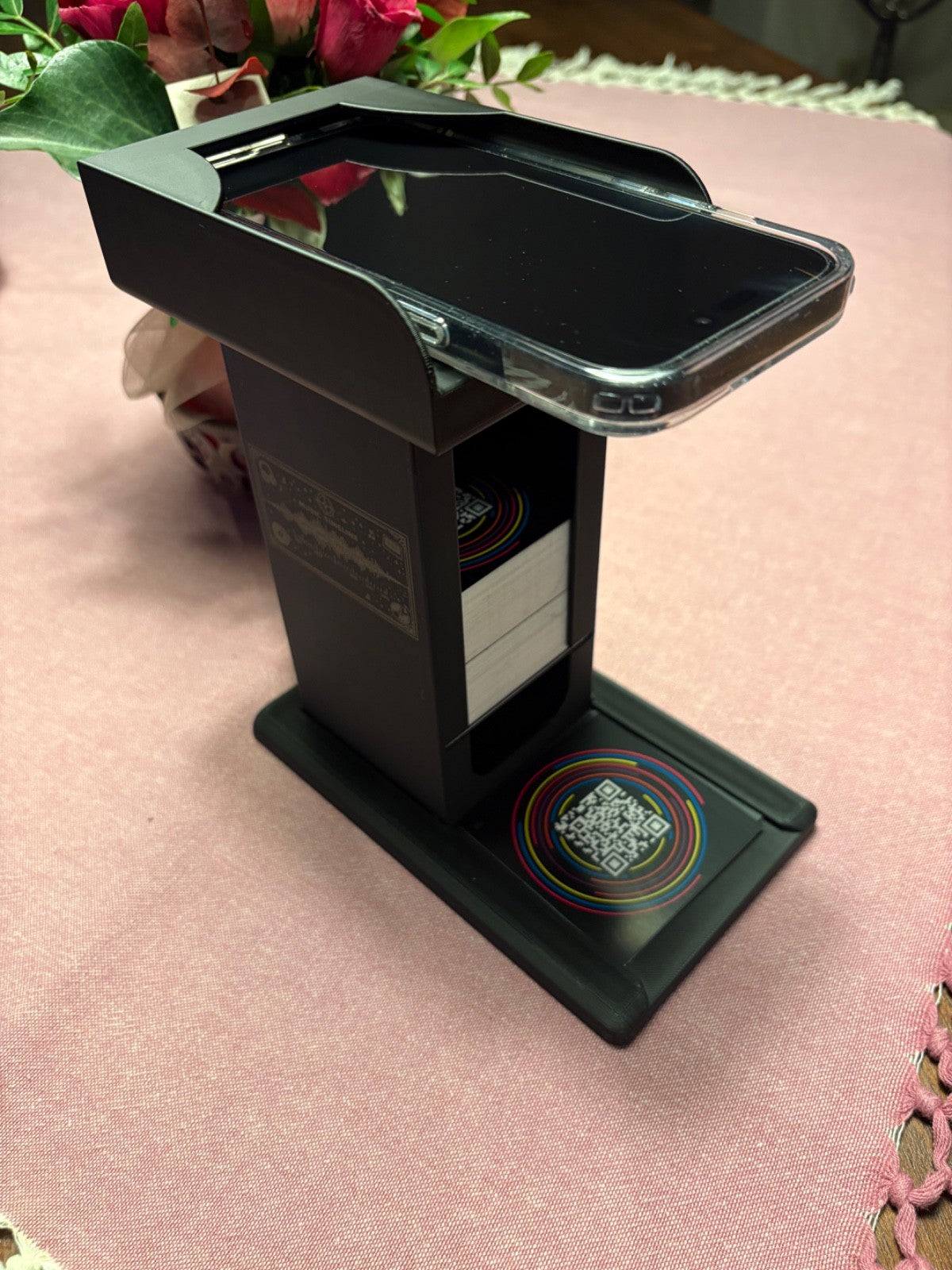 Hit-Turm kompatibel für Hitster Spiel Hit-Station Tower Kartenleser Handyhalter