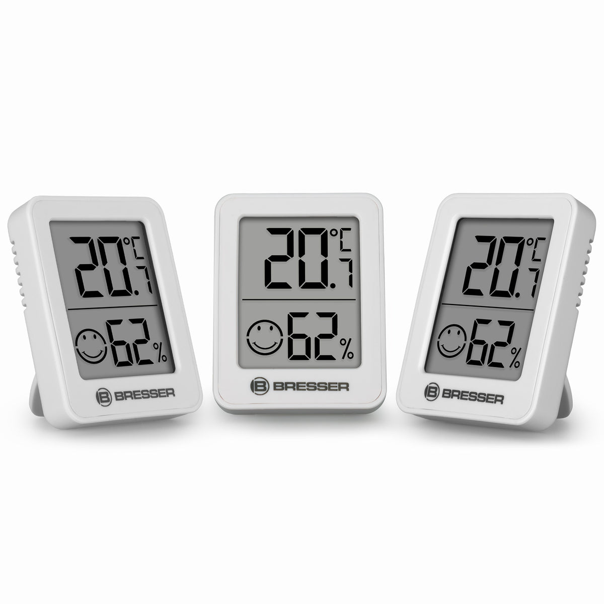 BRESSER ClimaTrend Hygro Indikator 3er Set Thermo Hygrometer