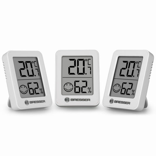 BRESSER ClimaTrend Hygro Indikator 3er Set Thermo Hygrometer