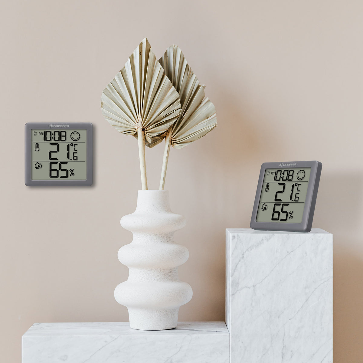 BRESSER Climate Smile Thermo-Hygrometer 2er-Set