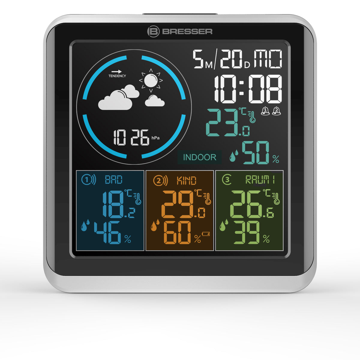 BRESSER Quadro Individio Wetterstation