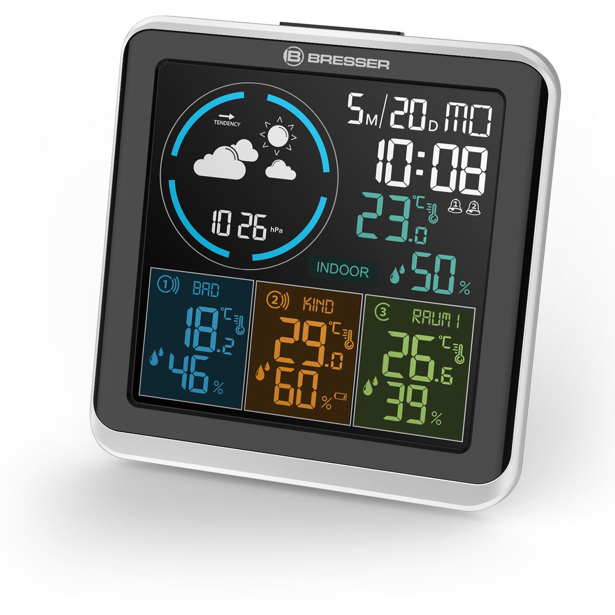 BRESSER Quadro Individio Wetterstation