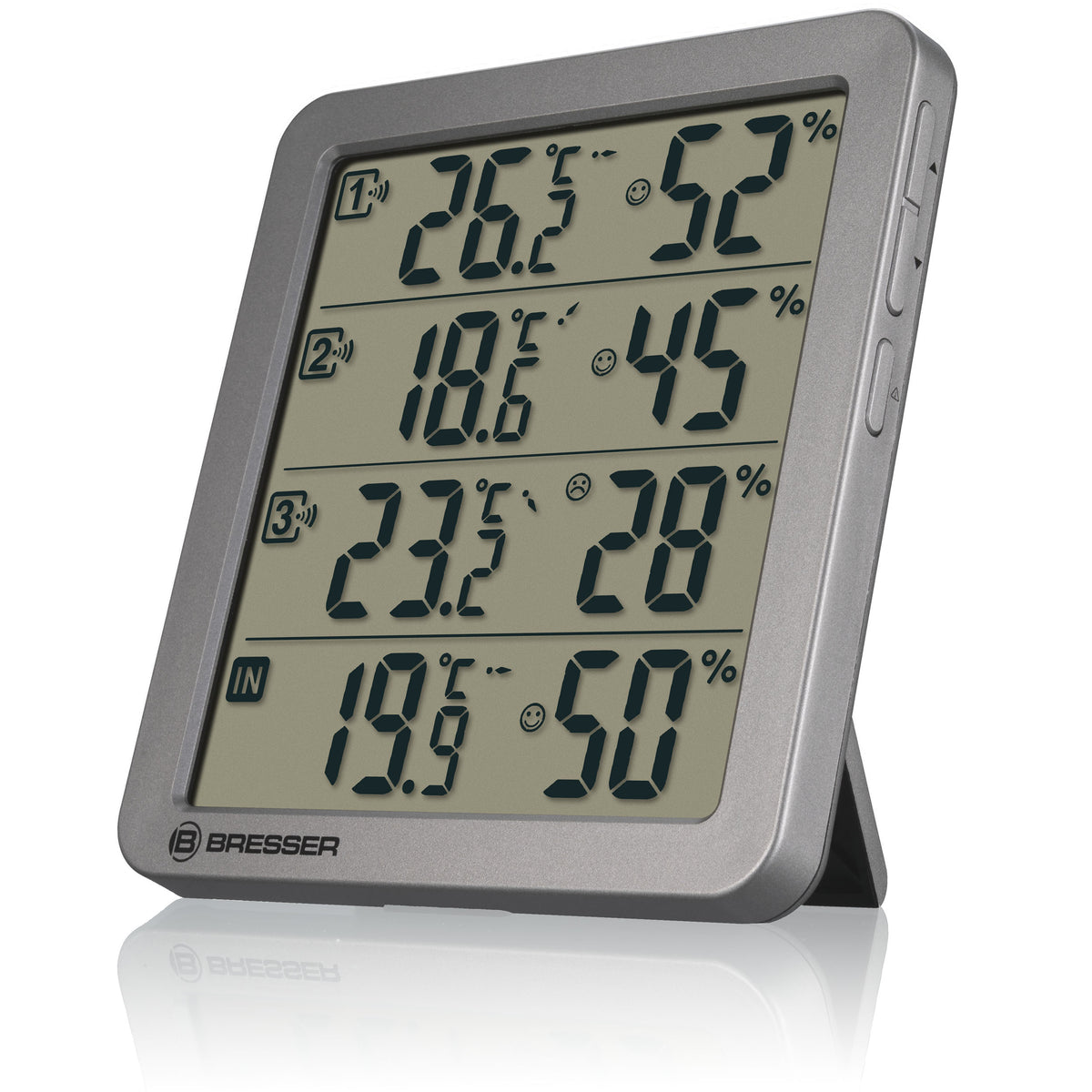 BRESSER Quadro NV Thermo-Hygrometer grau