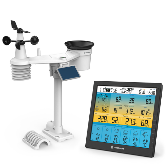 BRESSER 7-in-1-WLAN-Wetterstation 4CAST mit 6-Tage-Vorhersage