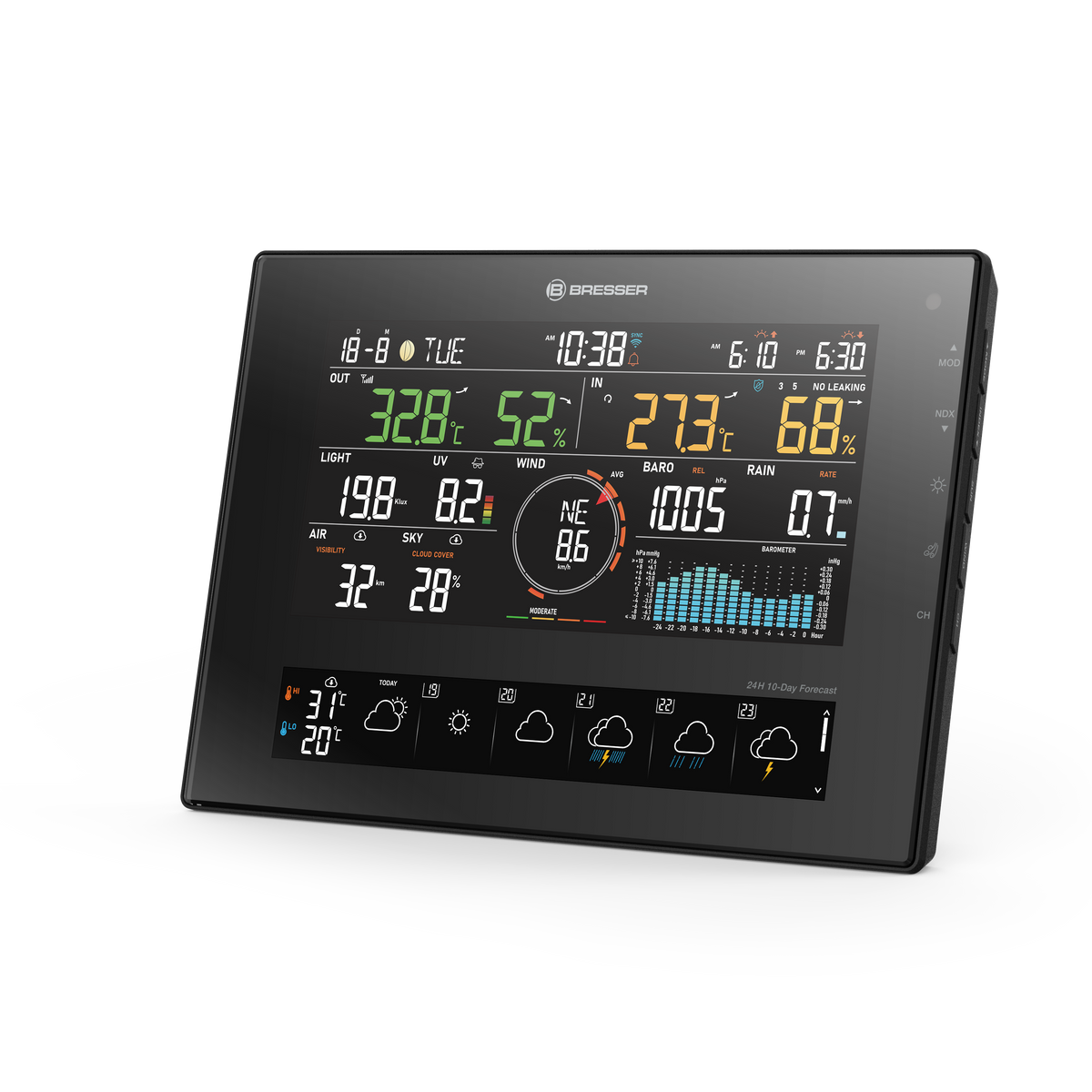 BRESSER 11-Tage 4CAST CV WLAN-Wetterstation 7-in-1