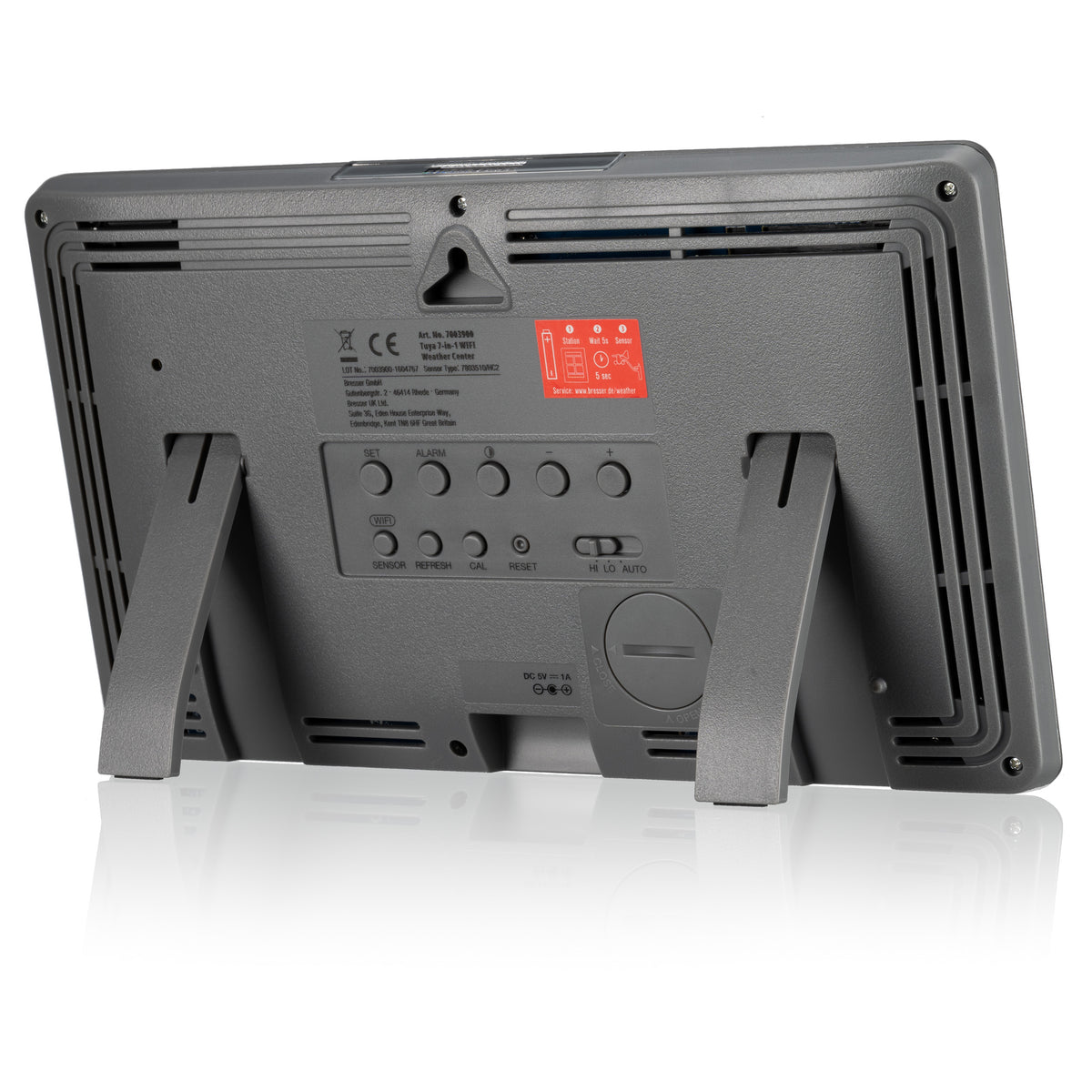 BRESSER Smarte Tuya Profi-Wetterstation mit 7-in-1-Sensor