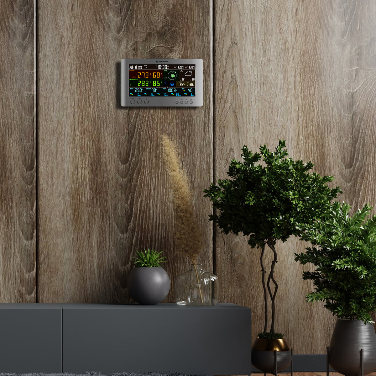 BRESSER Smarte Tuya Profi-Wetterstation mit 7-in-1-Sensor