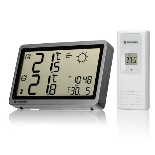 BRESSER Funkwetterstation MeteoTemp HZ anthrazit