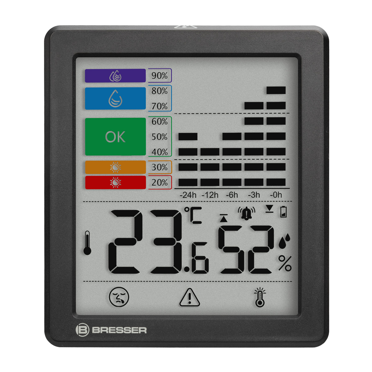 BRESSER Thermo-Hygrometer mit Schimmelalarm