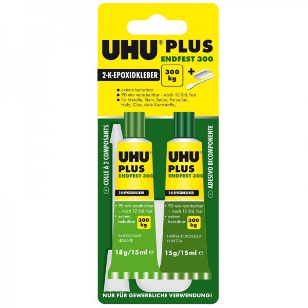 UHU - Industrieklebstoffe Kleber UHU Plus Endfest 300 Kleber 33 g