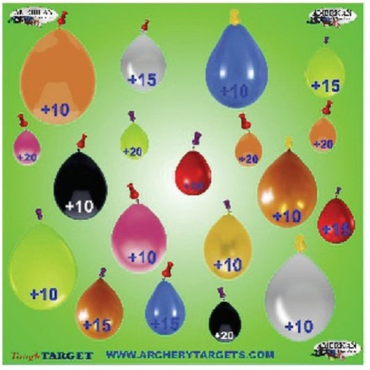 American Whitetail Scheibenauflage Tough Target - BALLONS