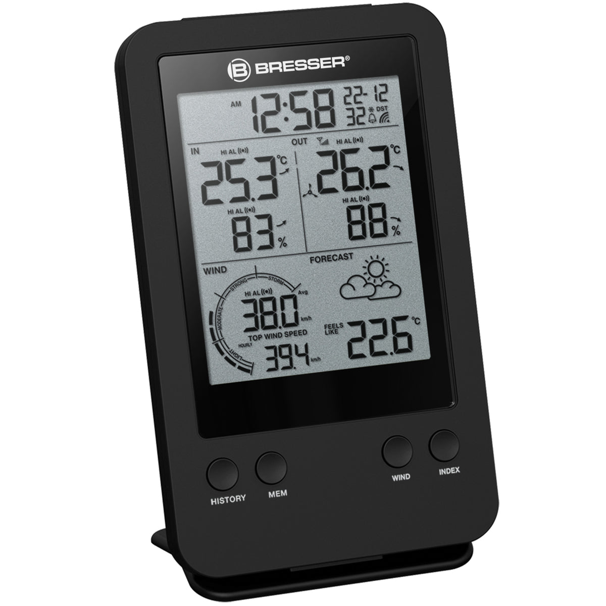 BRESSER zusätzliche / Ersatz-Basisstation für 7002531 Profi-Windmesser