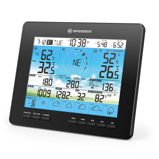 BRESSER zusätzliche / Ersatz-Basisstation für 7003210 6-Tage 4CAST Wetterstation