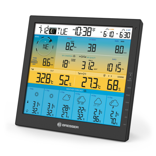 BRESSER zusätzliche / Ersatz-Basisstation für 7003220 6-Tage 4CAST PRO SF WLAN-Wetterstation