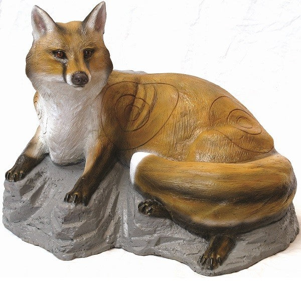 3D Ziel SRT Fuchs, liegend (auf Stein)
