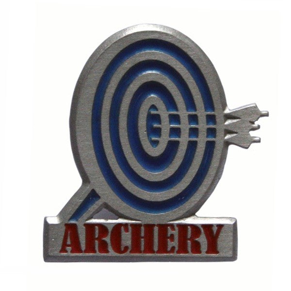 Schmuck Pin "Blue Target"