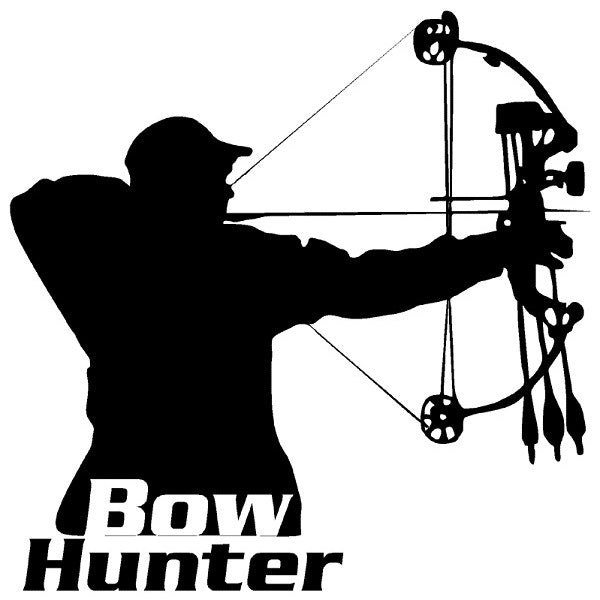 VISTA Aufkleber Kontrastaufkleber "BowHunter"