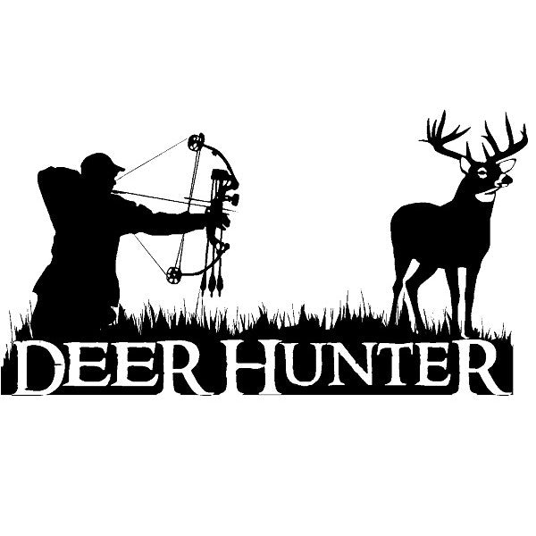 VISTA Aufkleber Kontrastaufkleber "Deer Hunter"