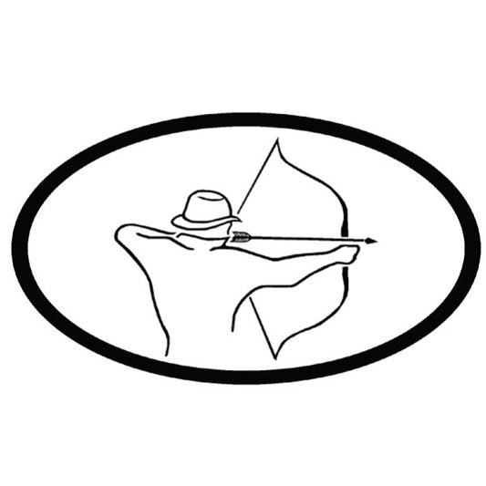 VISTA Aufkleber Aufkleber Oval "Trad. Archer"