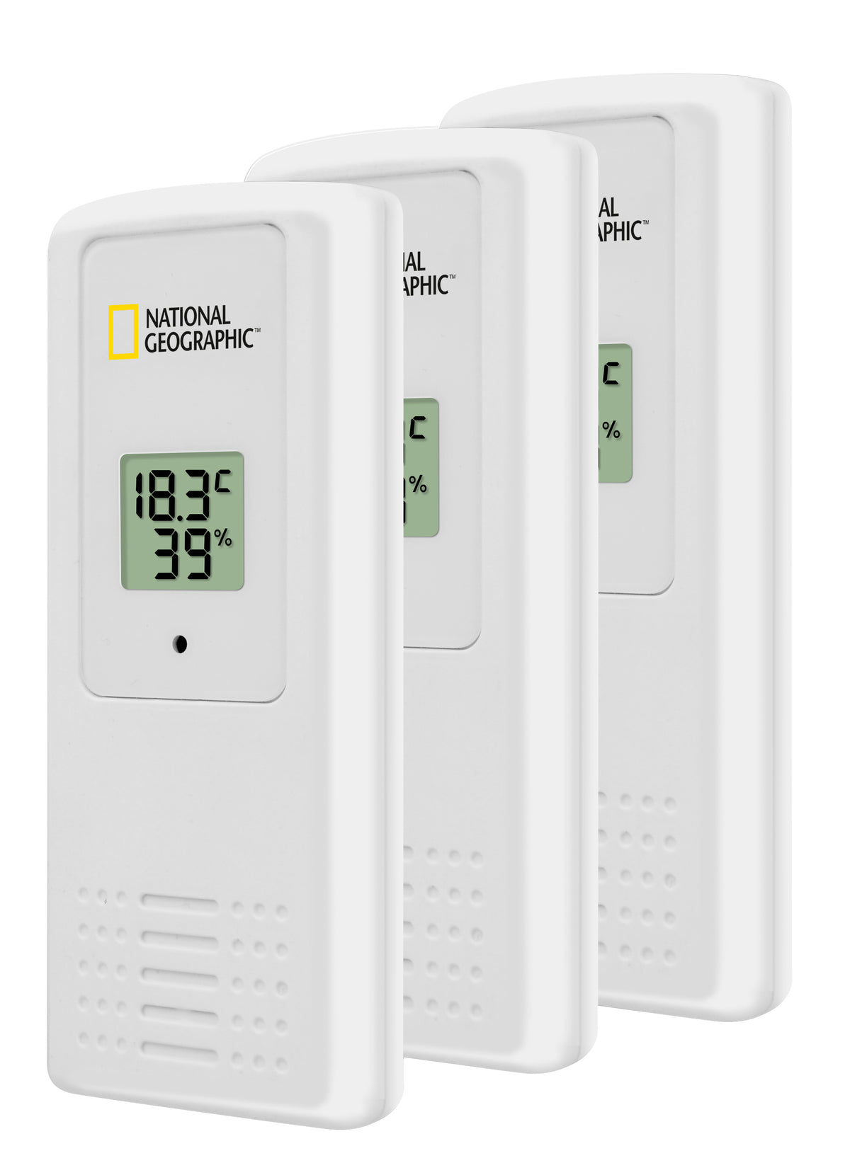 NATIONAL GEOGRAPHIC Digitales Thermo-Hygrometer für 4 Messbereiche - schwarz