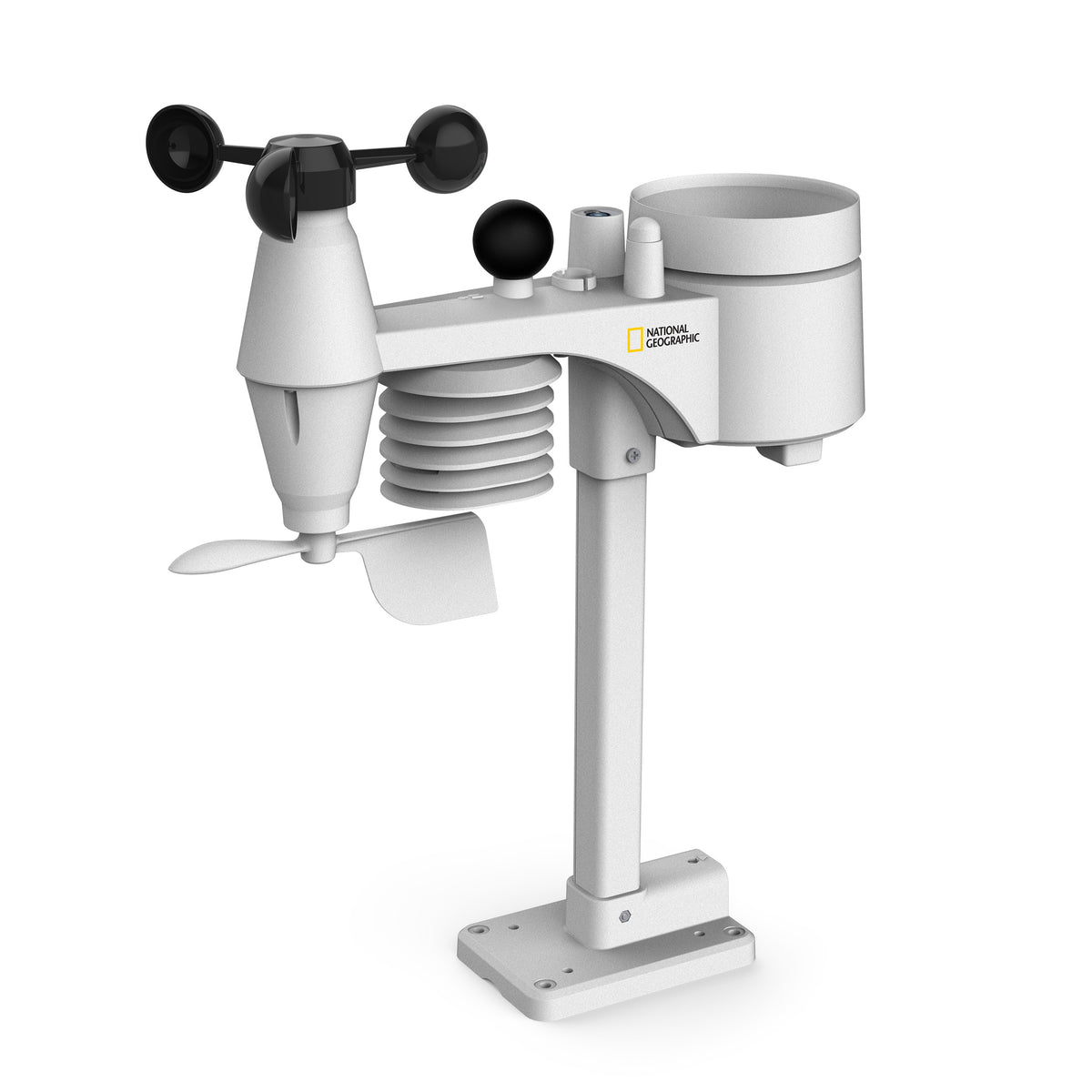 NATIONAL GEOGRAPHIC Funkwetterstation SC mit 8-in-1-Außensensor und Farbwechsel