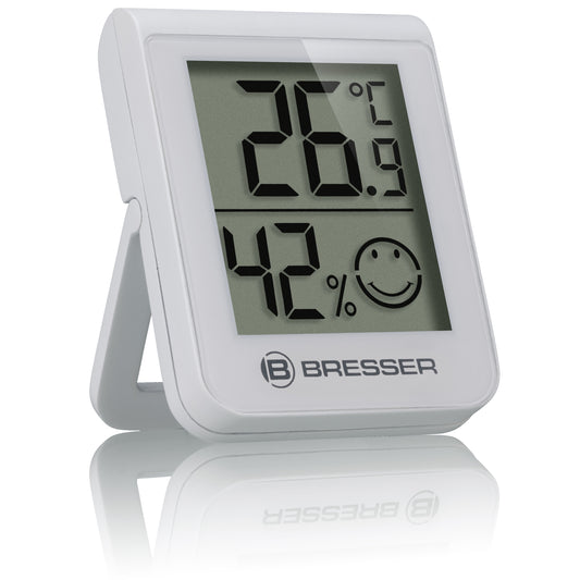 BRESSER HumiTemp Thermo-Hygro-Indikator, weiß