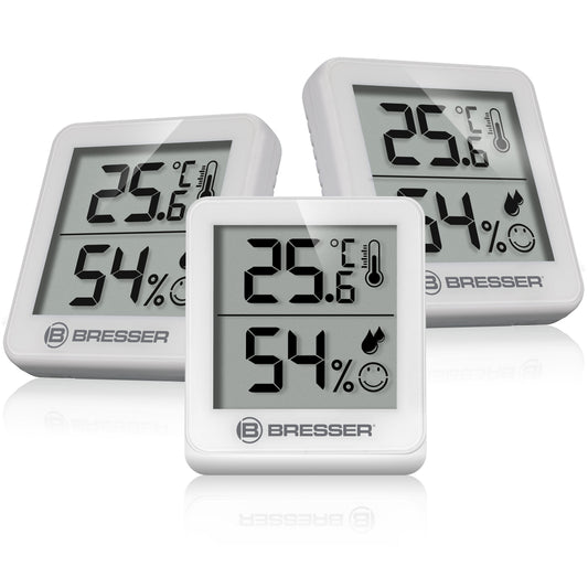 BRESSER ClimaTemp Thermo-Hygrometer 3er Set
