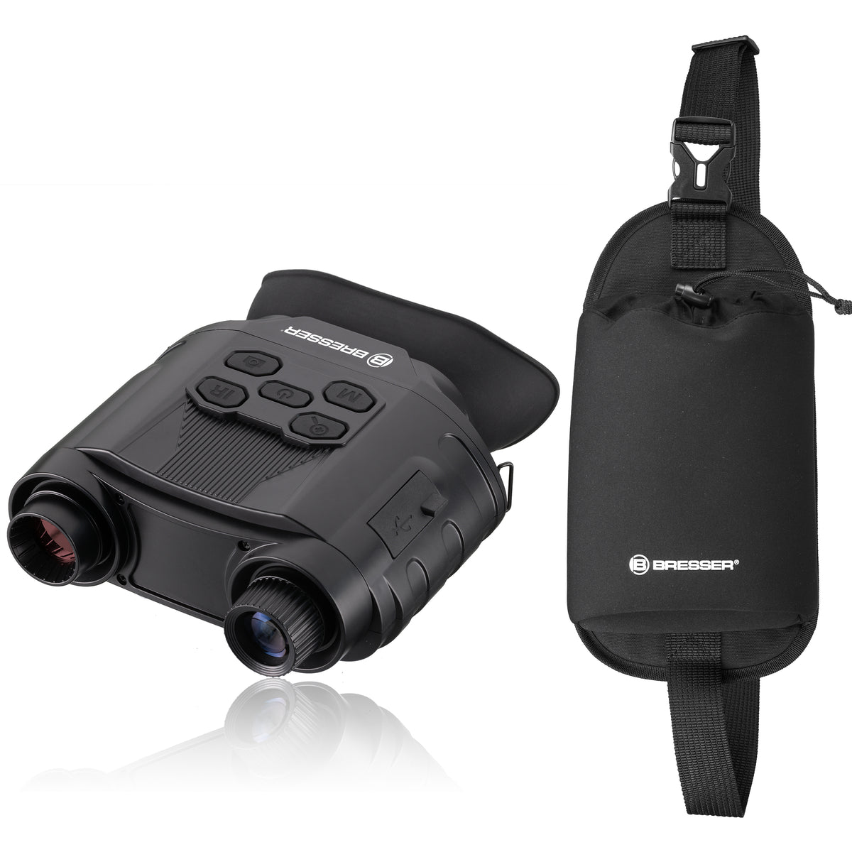 BRESSER Digitales binokulares Nachtsichtgerät Explorer 130