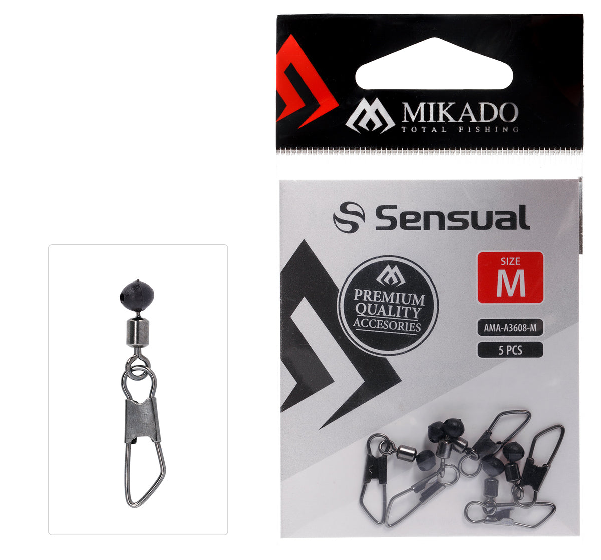 Mikado Befestigungssystem - WAGGLER/FEEDER - Adapter - Größe S - 5 Stk.