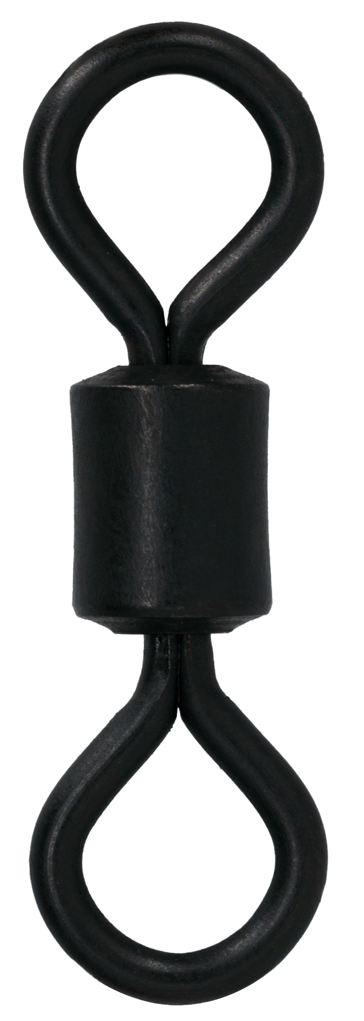 Mikado Roll-Wirbel - NR. 2/0 - Schwarz Matt - 5 Stk.