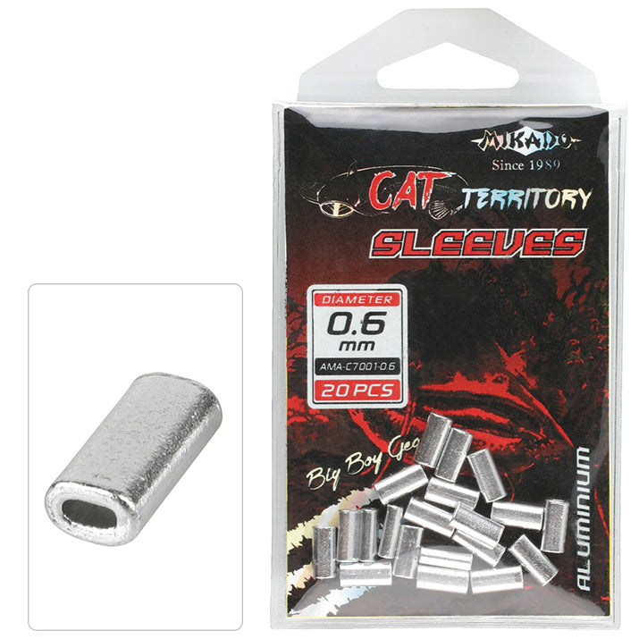 Mikado Crimp-Hülse - Aluminium - Größe 0.6mm - 20  Stk.
