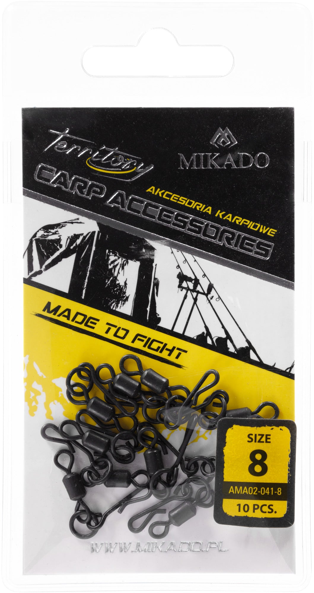 Mikado Wirbel - Mit Schnappen Quick Change NR. 8 - 10 Stk.